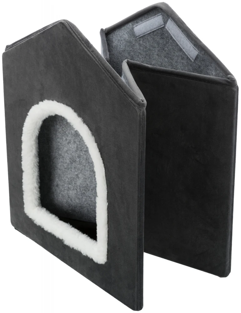 Livia Pet Cave for Cats and Dogs – Dark Grey - Image 6