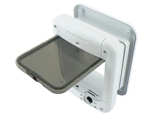 Microchip Cat Flap White