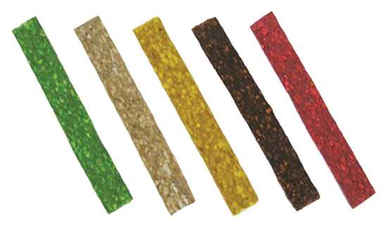 100 Munchy Rawhide Flat Dog Sticks
