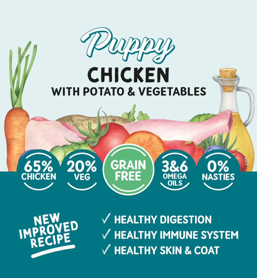 Naturo Puppy Wet Dog Food – Chicken with Potato & Vegetables - Image 3