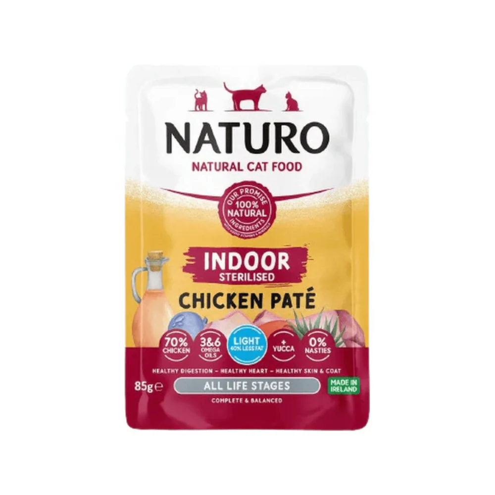 Naturo Indoor Cat Pouch – Chicken Pâté