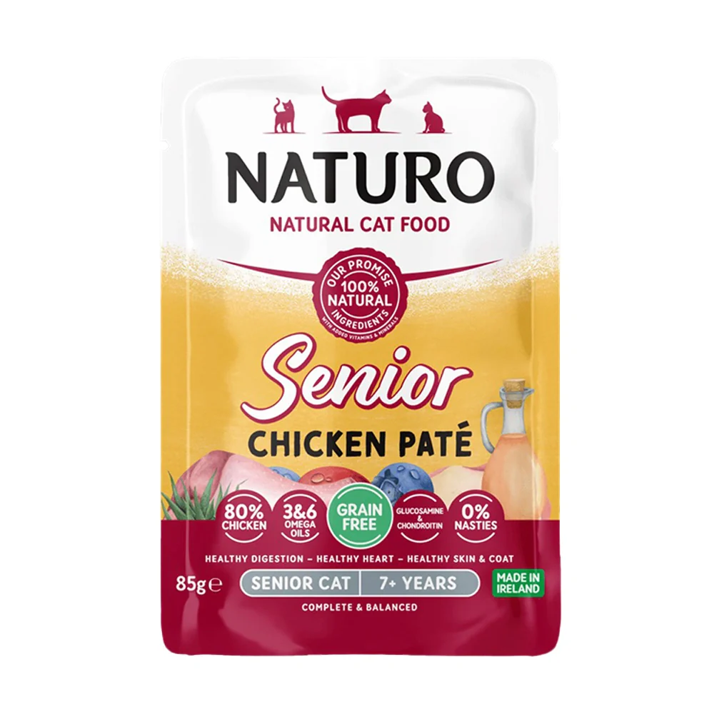 Naturo Senior Cat Pouch – Chicken Pâté