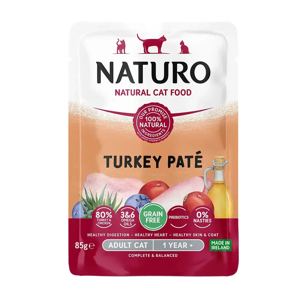 Naturo Adult Cat Pouch – Turkey Pate