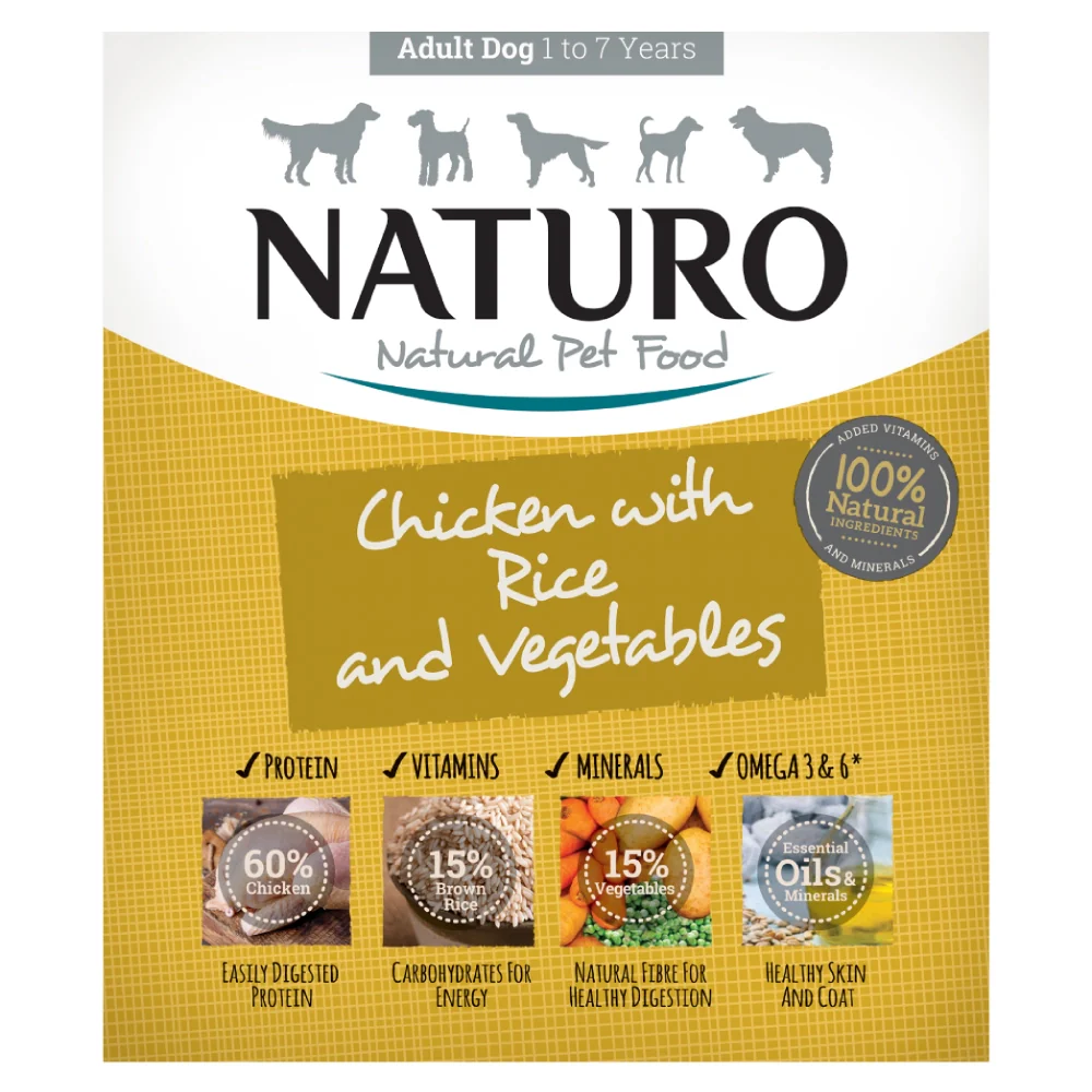 Naturo Chicken with Rice Wet Dog Food - Image 2