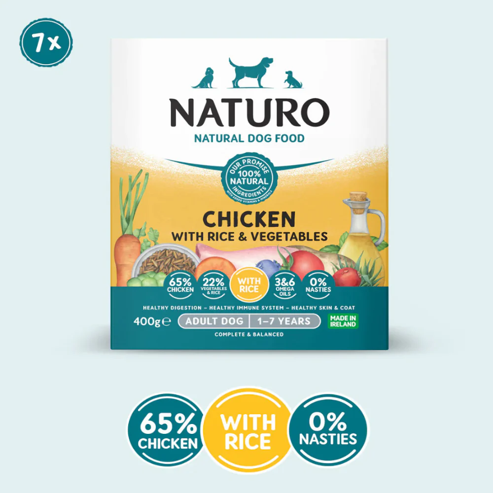 Naturo Chicken with Rice Wet Dog Food - Image 3
