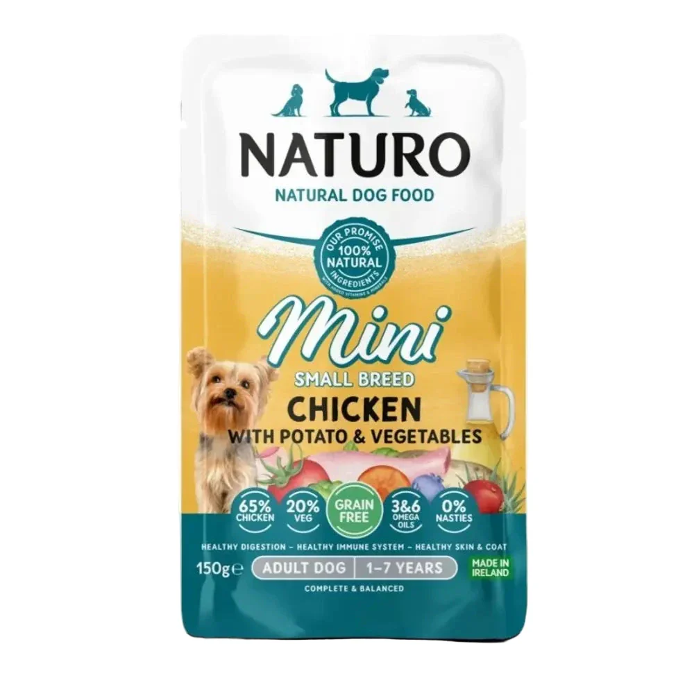Naturo Grain-Free Chicken & Potato Wet Food for Mini Breed Dogs