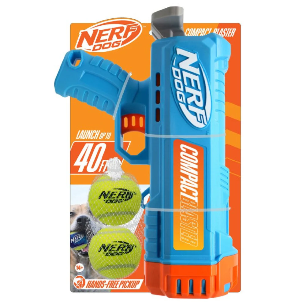 Nerf Compact Blaster & Glow Up Balls 12"