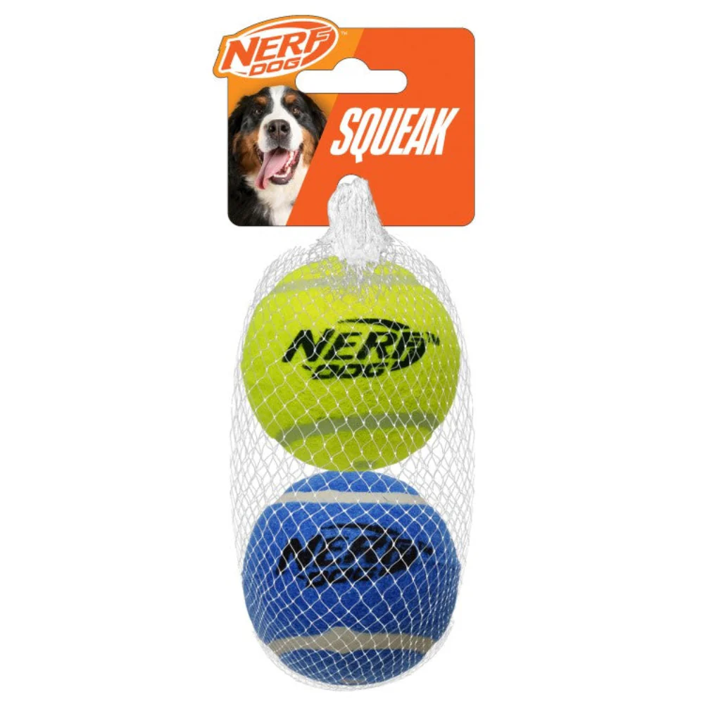 Nerf Squeak Tennis Balls 2pk