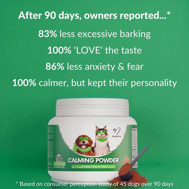 Nutripaw Calming meal topper for stress, anxiety & fear for cats and dogs - Image 2