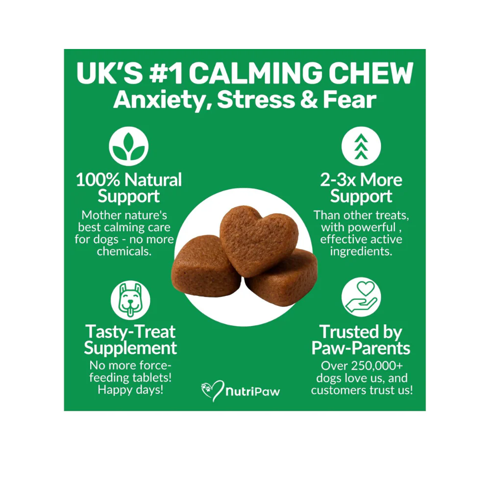 Nutripaw Calming Treats for Dogs for Anxiety, Stress and Fear - Image 5