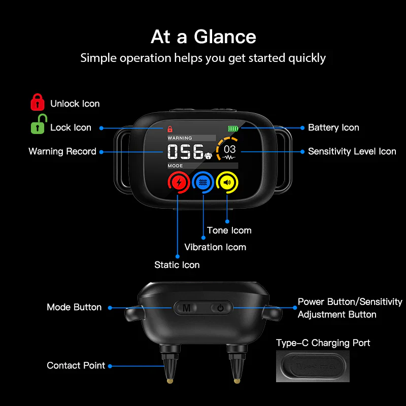PawGuard B630 Bark Control Collar – Adjustable & Safe Anti-Bark Solution - Image 3