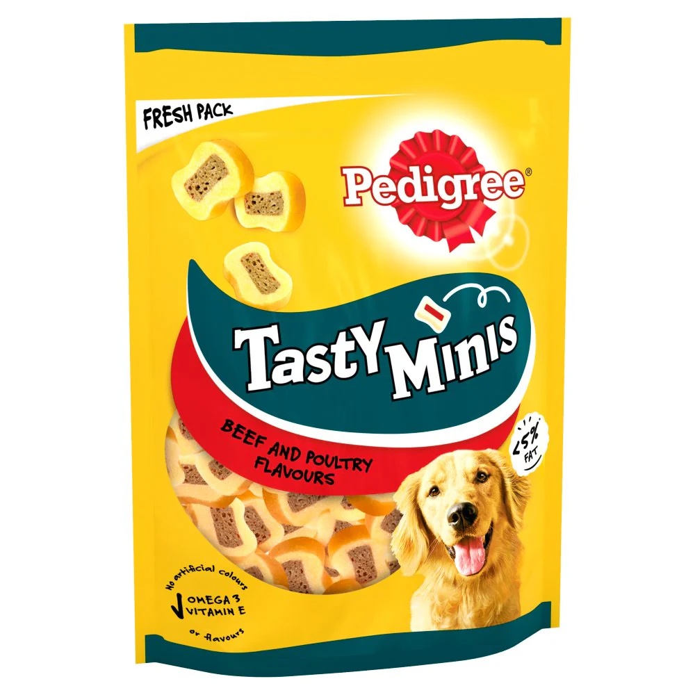 Pedigree Tasty Minis Adult Dog Treats 155g