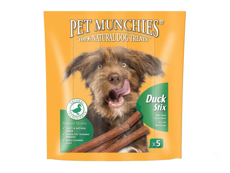Pet Munchies Duck Stix x 5