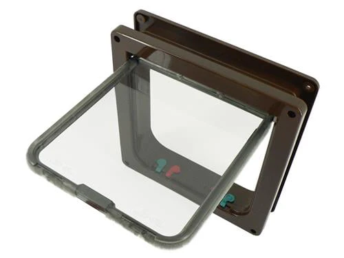 Cat Mate Large Cat Flap - Brown
