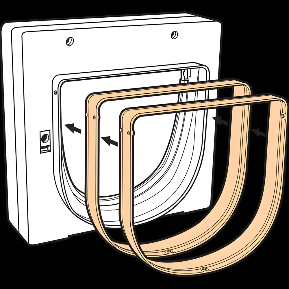 Petsafe Staywell Manual 4-Way Locking Classic Cat Flap - Image 2