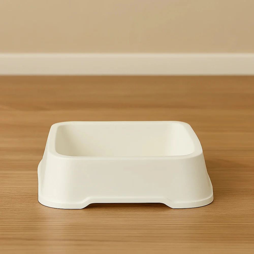 Plastic Square Dog Bowl - Image 2