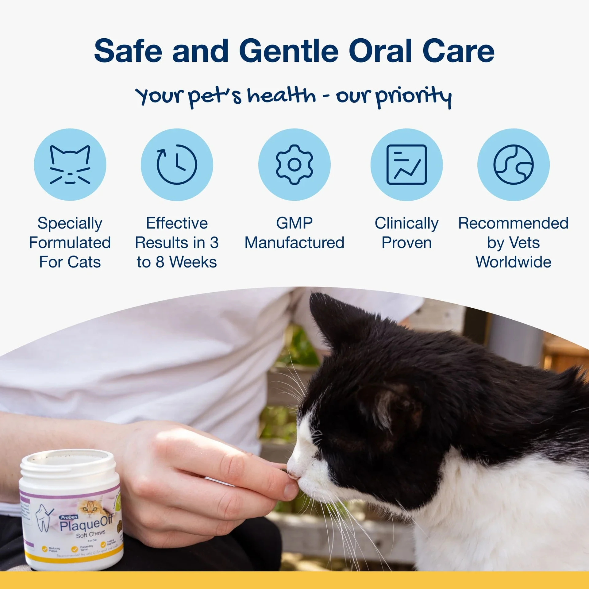 ProDen PlaqueOff Soft Chews for Cats 120 Chews - Image 2