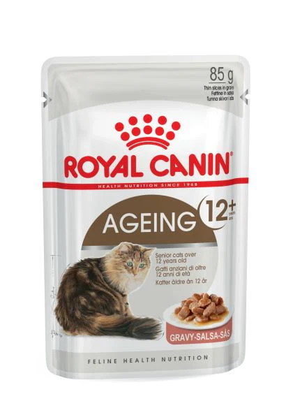 Royal Canin Ageing 12+ in Gravy Wet Cat Food 85g