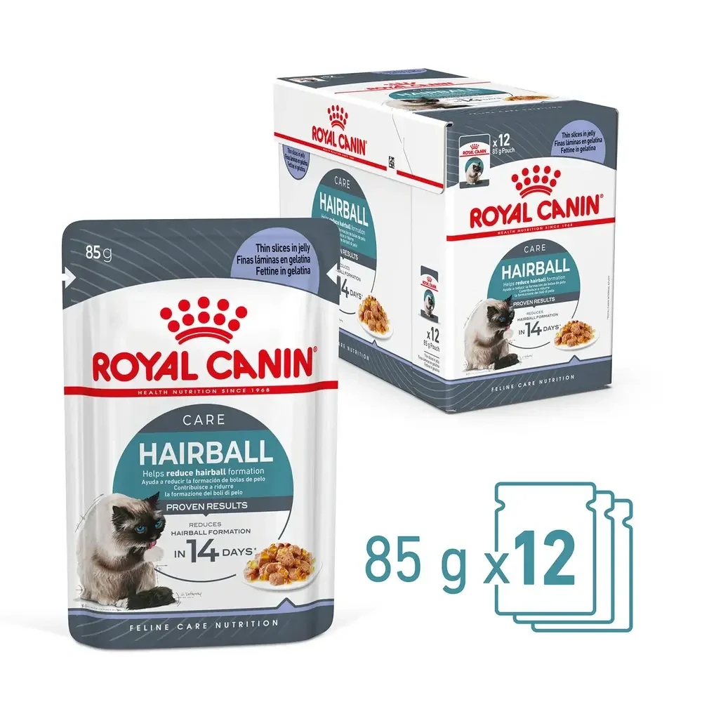 Royal Canin Hairball Care Jelly Wet Cat Food 85g - Image 3
