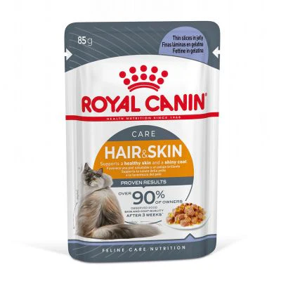 Royal Canin Hair & Skin Wet Cat Food in Jelly 85g Pouch (Formerly Intense Beauty) - Image 2