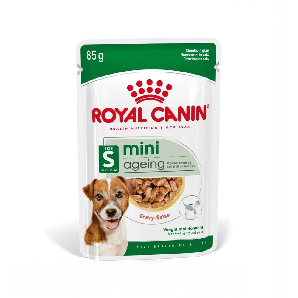 Royal Canin Mini Ageing 12+ in Gravy Pouch 85g