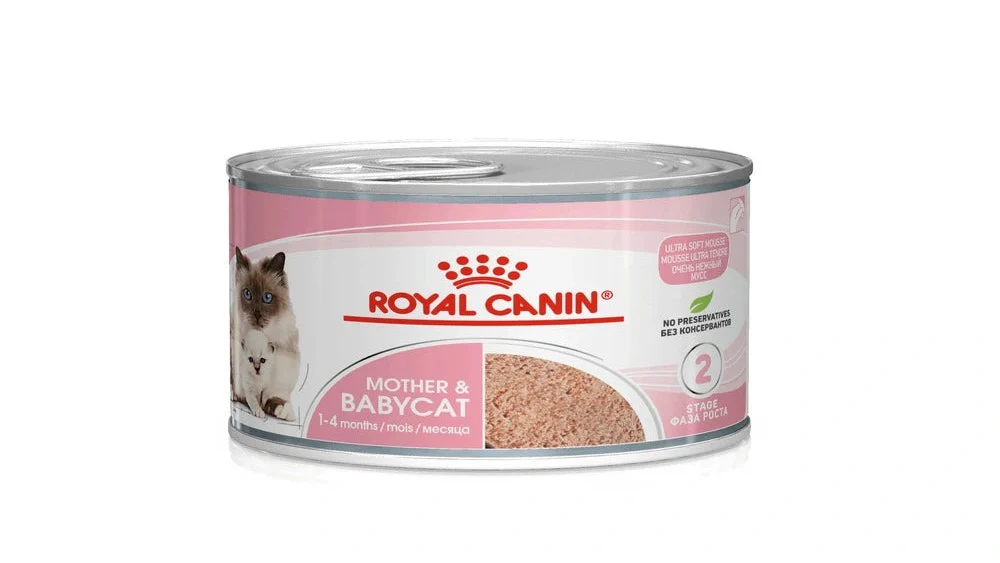 Royal Canin Mother & Baby Cat Ultra Soft Mousse Wet Food, 195g