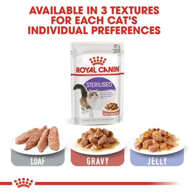 Royal Canin Sterilised in Gravy 85g - Image 2