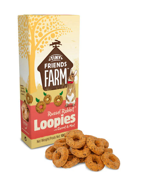 Russell Loopies Carrot and Mint 100g