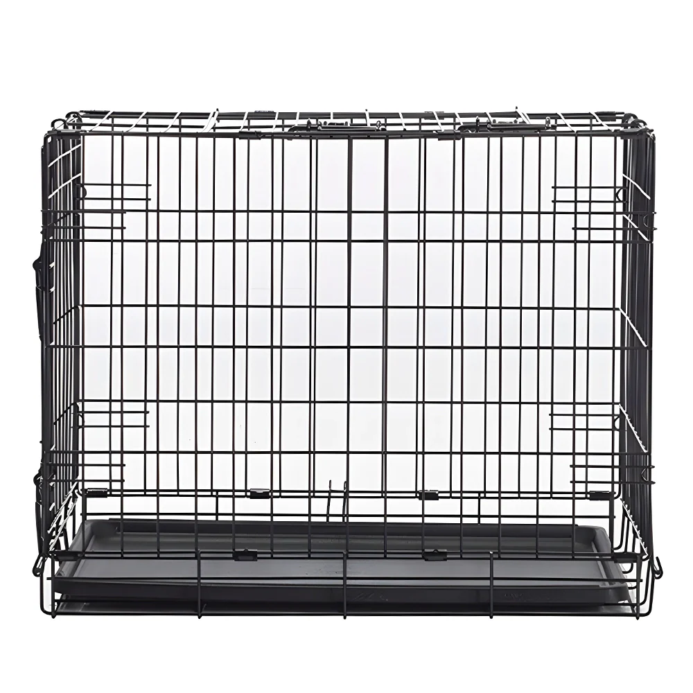 61cm Savic Dog Cottage Crate Black - Image 2