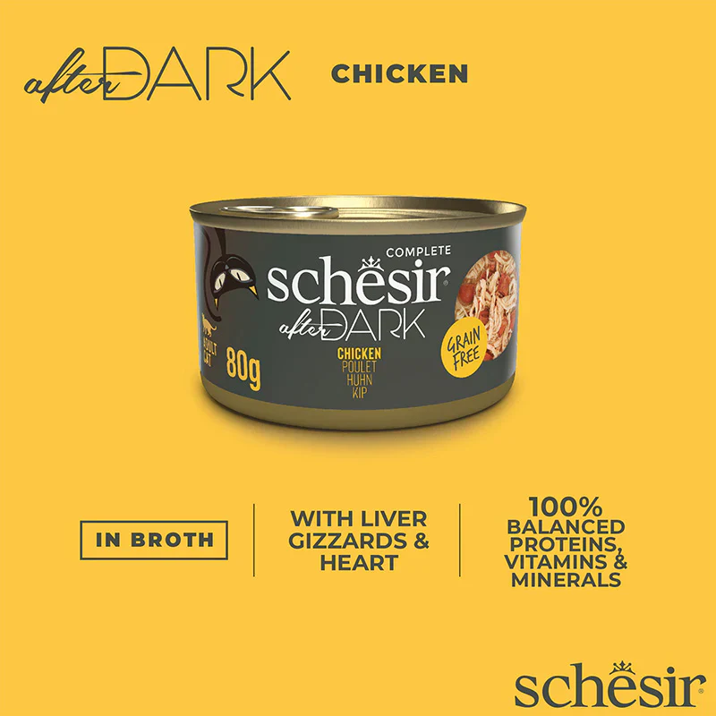 Schesir After Dark Chicken Fillets 80g - Image 5