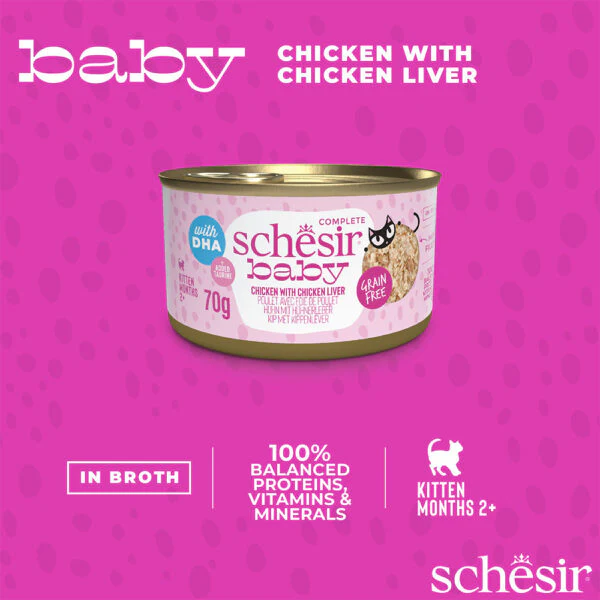 Schesir Baby Chicken/Liver 70g - Image 4
