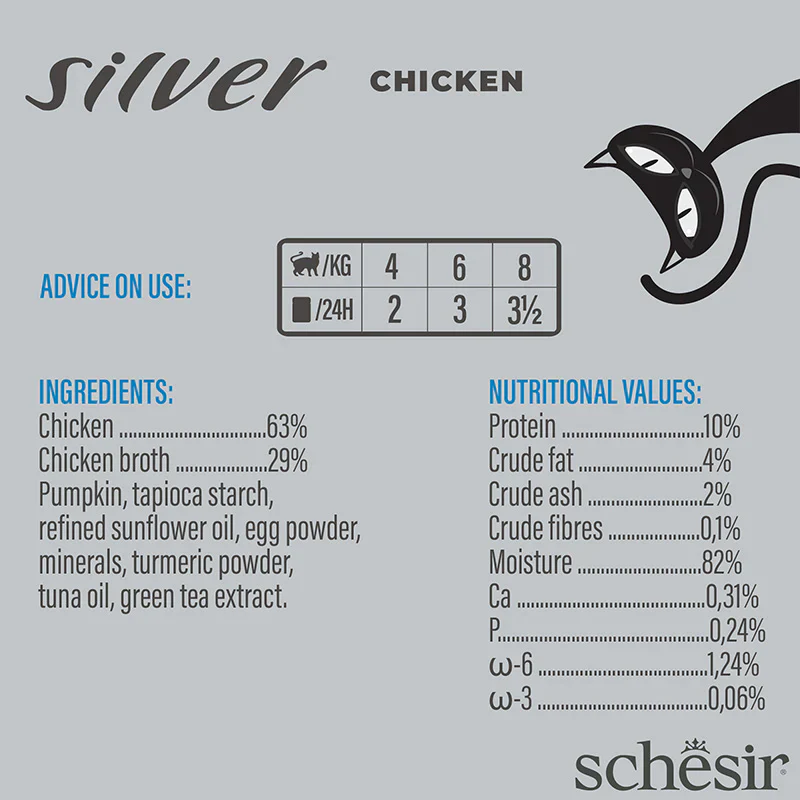 Schesir Sliver Mousse Chicken 80g - Image 3