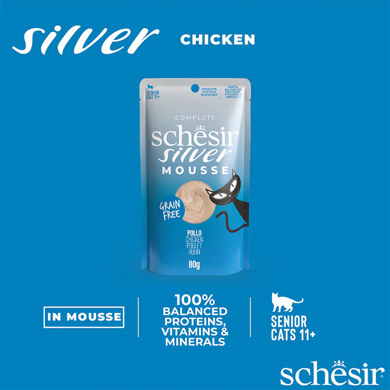 Schesir Sliver Mousse Chicken 80g - Image 5