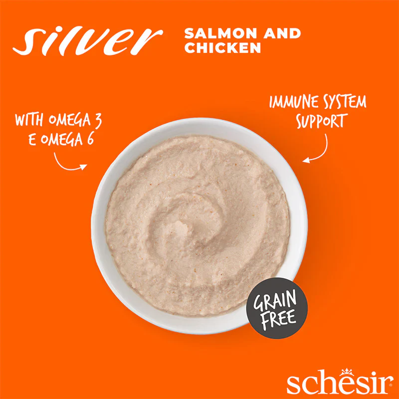 Schesir Sliver Mousse Salmon 80g - Image 6