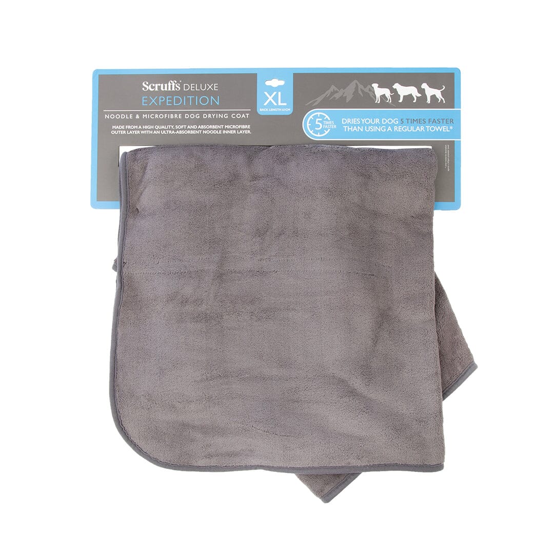Scruffs Deluxe Drying Robe Grey - Image 2