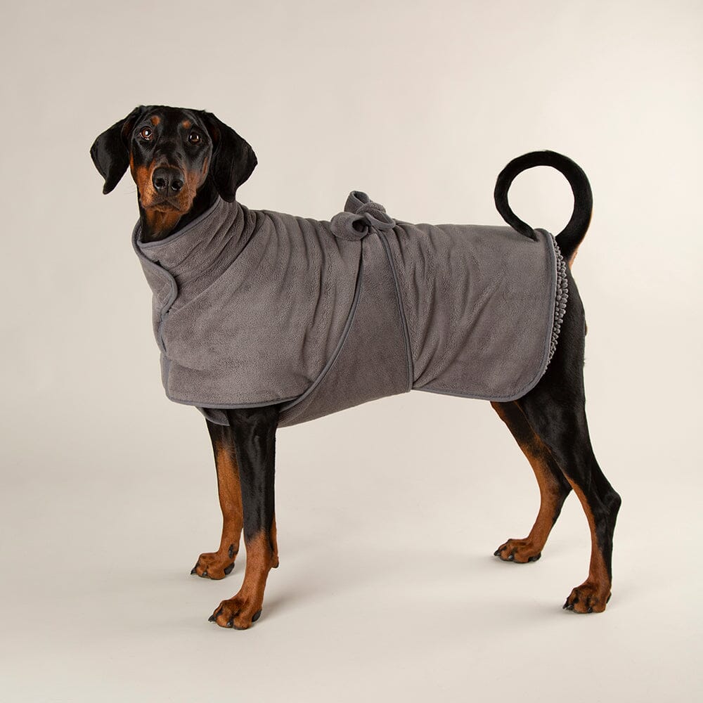 Scruffs Deluxe Drying Robe Grey - Image 3
