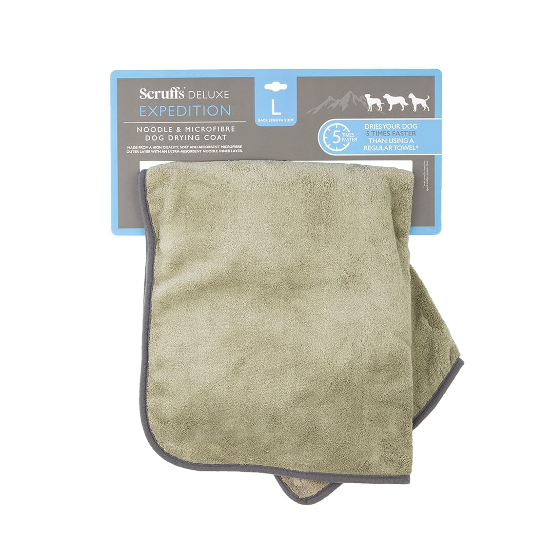 Scruffs Deluxe Drying Robe Khaki - Image 2