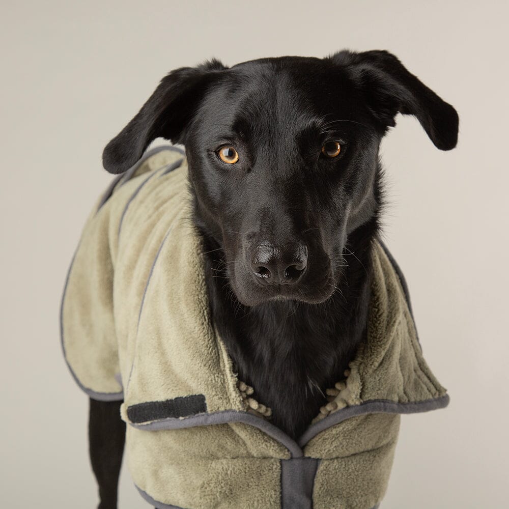 Scruffs Deluxe Drying Robe Khaki - Image 3