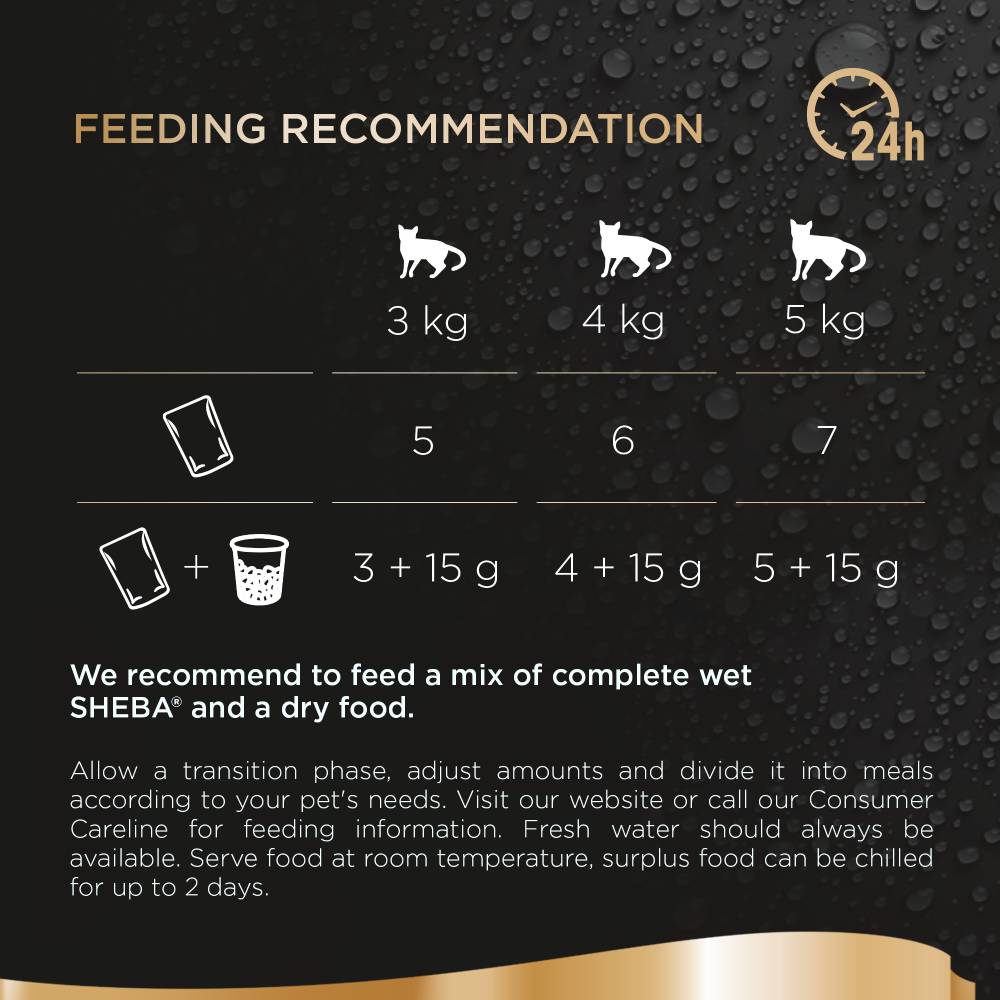 Sheba Fresh & Fine Cat Food Turkey & Chicken in Jelly 6x50g - Image 3