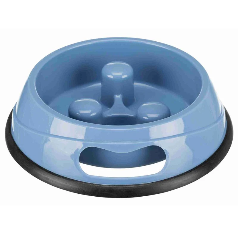 Slow Feed Plastic Dog Bowl