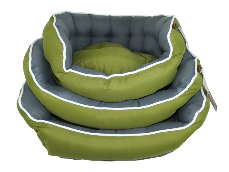 Snuggle Touch Reversible Dog Bed – Green - Image 3