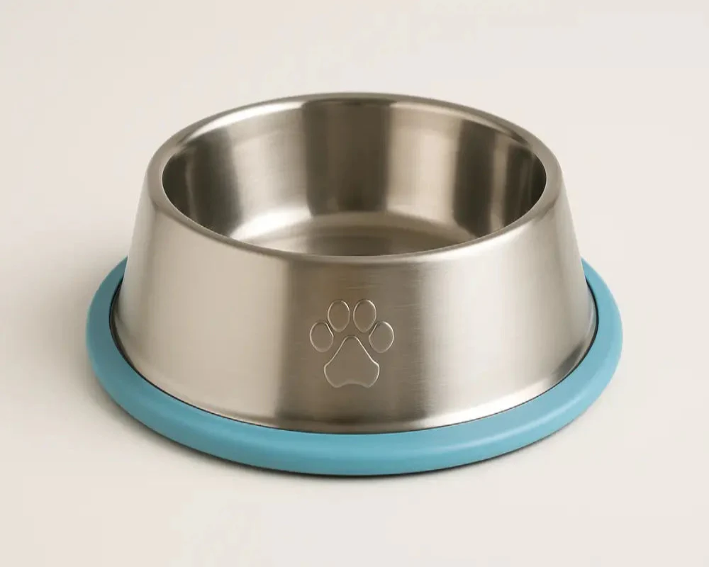 Stainless Steel/Rubber Bowl - Image 2