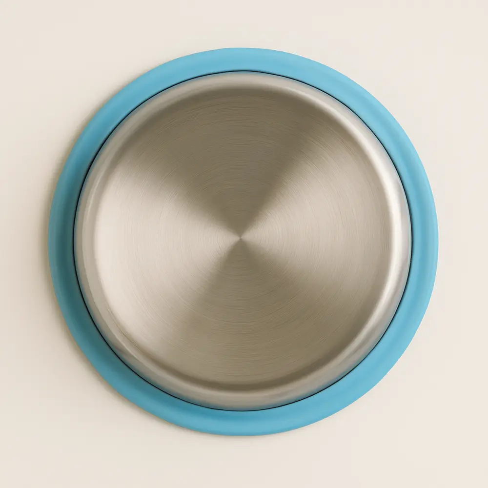 Stainless Steel/Rubber Bowl - Image 3