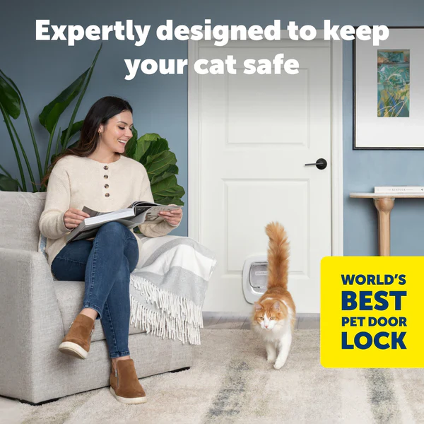 Petsafe Staywell Big Cat/Small Dog Pet Door – White - Image 2