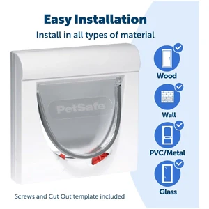 Petsafe Staywell Classic Cat Flap – Magnetic 4-Way Locking System - Image 3