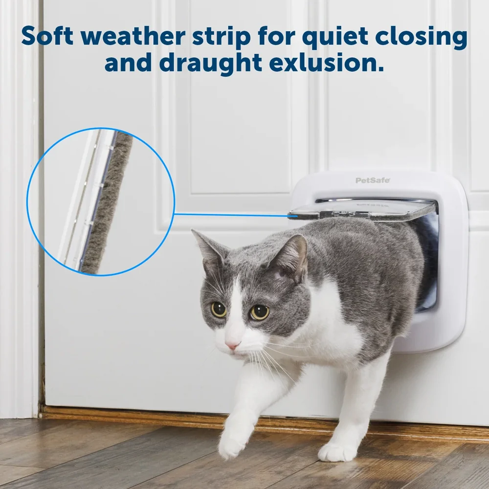 Petsafe Manual-Locking Cat Flap – Brown - Image 4
