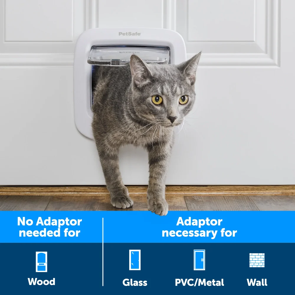 Petsafe Manual-Locking Cat Flap – White - Image 6