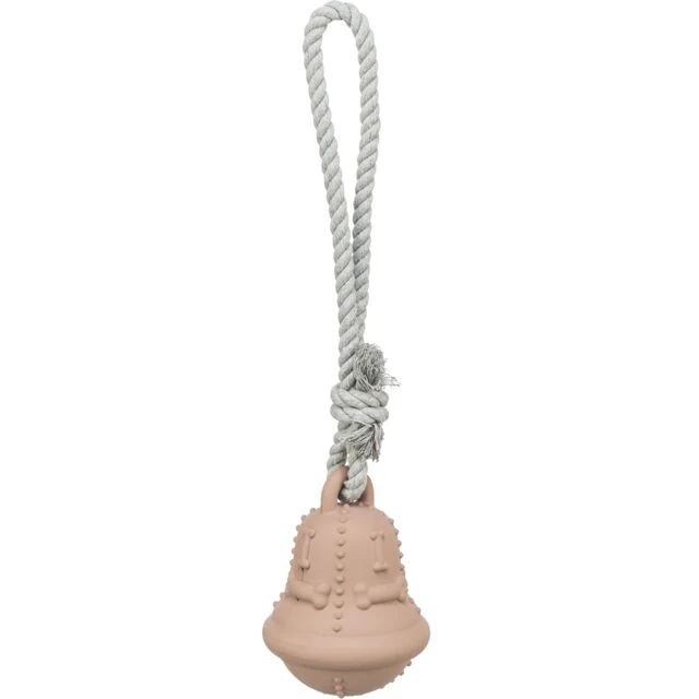 Trixie Christmas Rubber Bell with Rope - Image 2