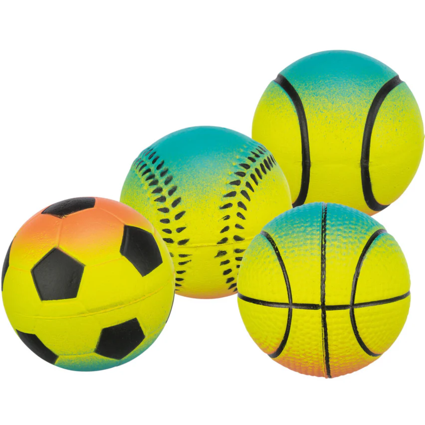 Trixie Neon Balls Foam Rubber 7cm