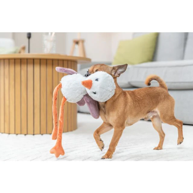 Trixie Ostrich Plush Dog Toy 41cm - Image 3